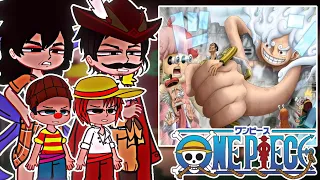 🌊. Old Era React to Luffy vs Kizaru & Saturn || One piece || Gacha React  .🌊