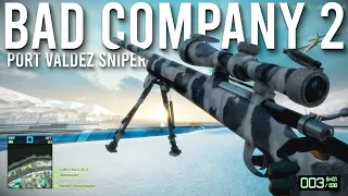 Battlefield: Bad Company 2 Multiplayer In 2022 Port Valdez Sniper | 4K