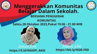 Webinar Bersama Penggerak Komunitas NGOPI AKSI beserta KGB Indonesia