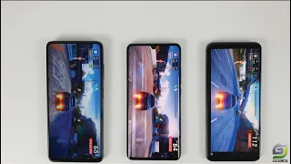 Vivo V20 vs Xiaoami Poco X3 NFC vs Xiaomi Mi Note 10 Lite | Video display, Speedtest Comparison