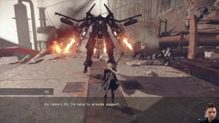 Nier Automata прохождение на русском. 0 - Пролог