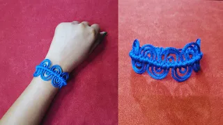 DIY Lark's Head Knot Paracord Bracelet making Tutorial.