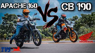 🚀 Apache 160 4v Vs Cb190r Duelo a Muerte | Drag Race DragonBikerZ 🔥🏁