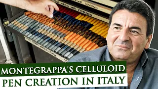 In Depth: Montegrappa's Celluloid Pen Creation In Italy | Appelboom Pennen