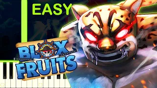 ROBLOX Blox Fruits Theme - EASY Piano Tutorial