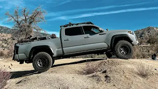 3RD GEN TACOMA WITH 33" MUD TERRAINS!! FREEWAY GAS MILEAGE TEST/RIDE REVIEW ICON SUSPENSION STAGE 6