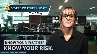 Severe Weather Update: strong cold front impacting southwest WA 5 May 2020