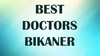 Doctors in  Bikaner, India