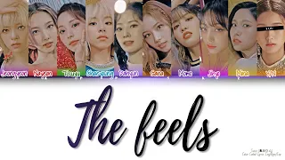 • [Karaoke] TWICE — The feels [10 members ver] (Color Coded Lyrics Eng/Rom/Esp)