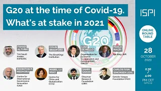G20 at the time of Covid-19. What's at stake in 2021