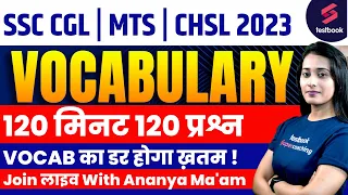 Vocabulary Asked In SSC CGL, CHSL, MTS | Vocab Marathon With Tricks | SSC Vocabulary PYQs