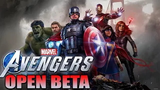 Marvel´s AVENGERS OPEN Beta PS4 Gameplay Livestream