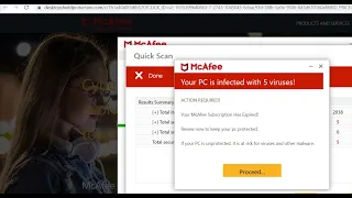 Desktopshieldprotection.com 'Your PC Is Infected With 5 Viruses' scam removal.