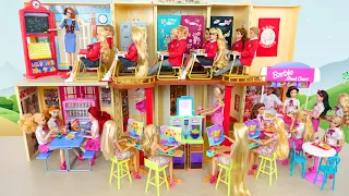Doll School Classroom / Barbie Art Teacher Escola Sekolah Puppe Lehrer Salle de cours مدرسة