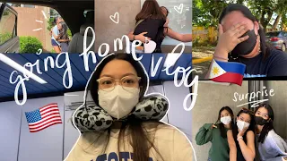 GOING BACK HOME TO THE PHILIPPINES 🇵🇭 x SURPRISING MY FRIENDS!! | Maree Soriano