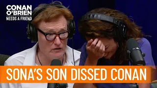 Conan Has Beef With Sona's Son | Conan O’Brien Needs a Friend