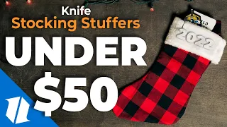 BUDGET Knife Gifts Under $50! The BEST Knife Stocking Stuffers