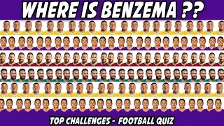 WHICH OF THESE PLAYERS: CRISTIANO RONALDO, MESSI, BENZEMA ARE HIDDEN IN THE IMAGE?