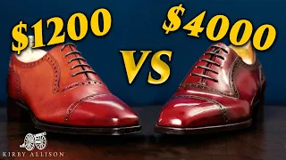 $1200 Factory Shoe VS $4000 Handmade Shoe: Gaziano & Girling Optimum Collection