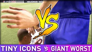 Tiny Icons VS Giant Worst Team... In FIFA