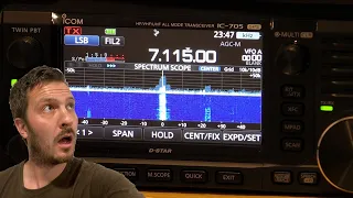 Making Contacts and Testing the Icom IC-705 on HF (7 MHz)