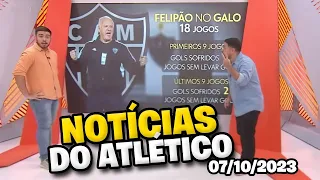 TUDO SOBRE O ATLÉTICO MINEIRO NESSE SÁBADO DIA 07/10/2023! Notícias do Atlético Mineiro Hoje.