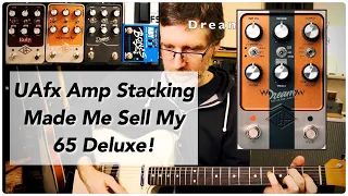 Dream 65/Ruby/Woodrow Stacked - Tone Stacking UAfx Amp Pedals in Stereo - Biamping Universal Audio