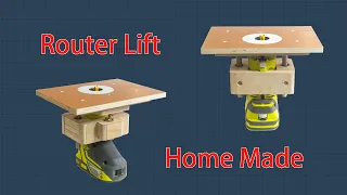 Router Lift DIY | Making a Router lift