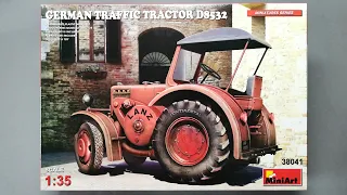 MiniArt 1/35 German Tractor D8532 (full build)