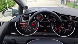 VW Golf VII R 2017 - acceleration 0-250 km/h, top speed test and more