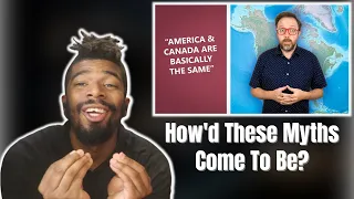 AMERICAN REACTS TO 7 Myths British People Believe About America - Part 1