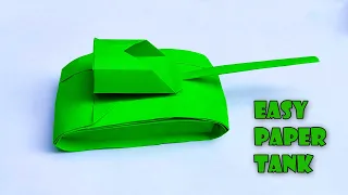 how to make a paper origami army tank - Easy Tank Tutorials | танк из бумаги