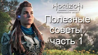 Horizon Forbidden West / Полезные советы часть 1