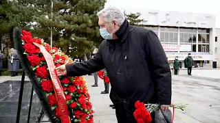 Церемония возложения.