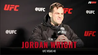 Jordan Wright UFC Vegas 40 full pre-fight interview