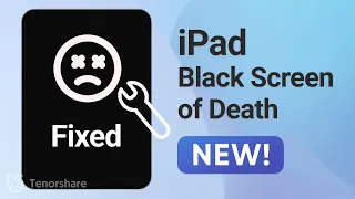 How to Fix iPad Black Screen of Death / Won't Turn On [2023]