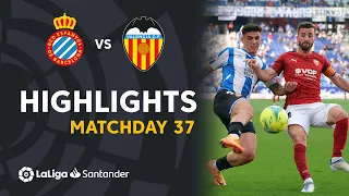 Highlights RCD Espanyol vs Valencia CF (1-1)