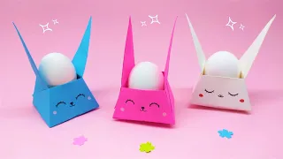 ПАСХАЛЬНАЯ КОРЗИНКА из бумаги | Оригами Подставка для яиц на Пасху | DIY Easter Egg Stand