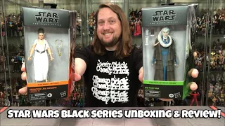 Star Wars Black Series Bib Fortuna & Princess Leia Unboxing & Review!