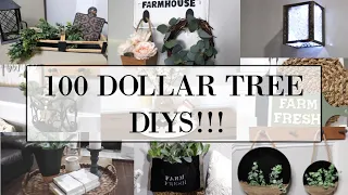 100 DOLLAR TREE DIYS!!! | DIYS EVERYONE CAN DO AT HOME