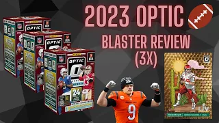 OPENING THE RAREST SPORTS CARDS IN THE HOBBY! 2023 OPTIC 🏈 BLASTER BOX REVIEW!