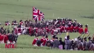 Miles recrean en Waterloo batalla final de Napoleón 200 años después