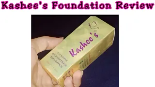 Kashee's Even Tone High Coverage Foundation | Water proof foundation review | kashees makeup