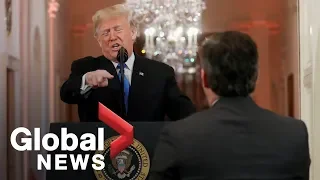 Trump's FULL heated news conference with Jim Acosta, reporters after midterms