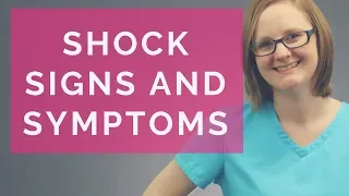 SIGNS AND SYMPTOMS OF SHOCK (2018)