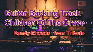 Challenge Randy - Guitar Backing Track Children Of The Grave from Tribute