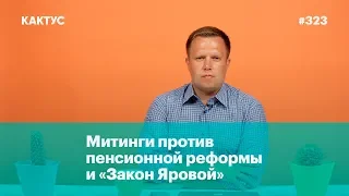 Митинги против пенсионной реформы и «Закон Яровой»