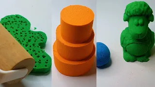 Very Satisfying and Relaxing Compilation 169 Kinetic Sand ASMR