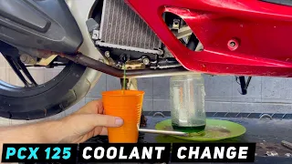 Honda PCX 125 - Coolant Change | Mitch's Scooter Stuff