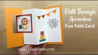 Fun Fold Series: Pull Through Accordion Card